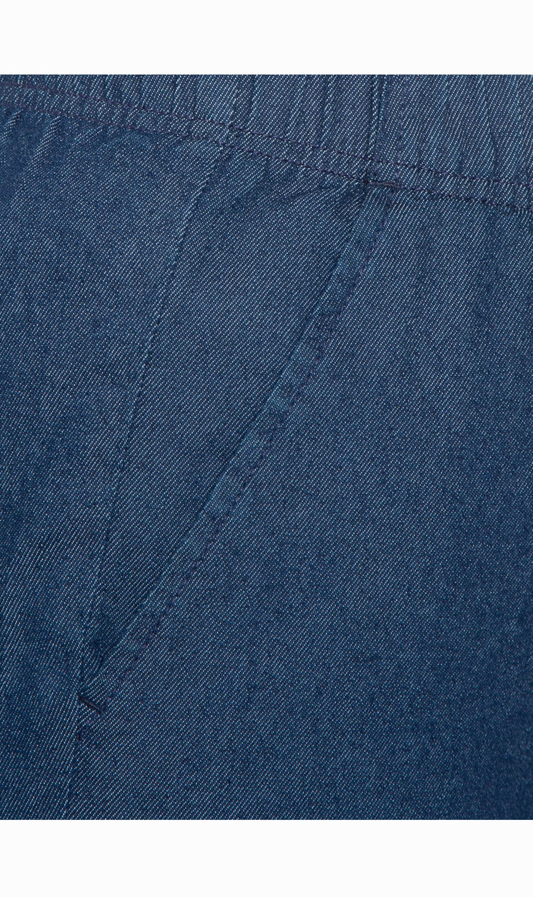 Women's Stretch Denim CaprisÔÇô Lightweight Stretch Fabric for Cool Comfort - Chambray- Pocket - TURTLE BAY APPAREL