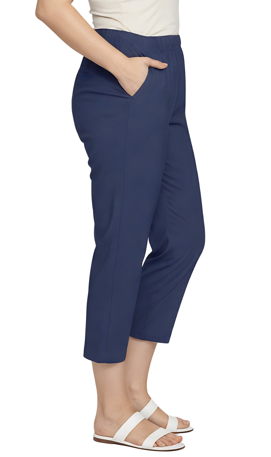 Women’s Lightweight Stretch Denim Capri Pants – Comfortable Everyday Fit 47