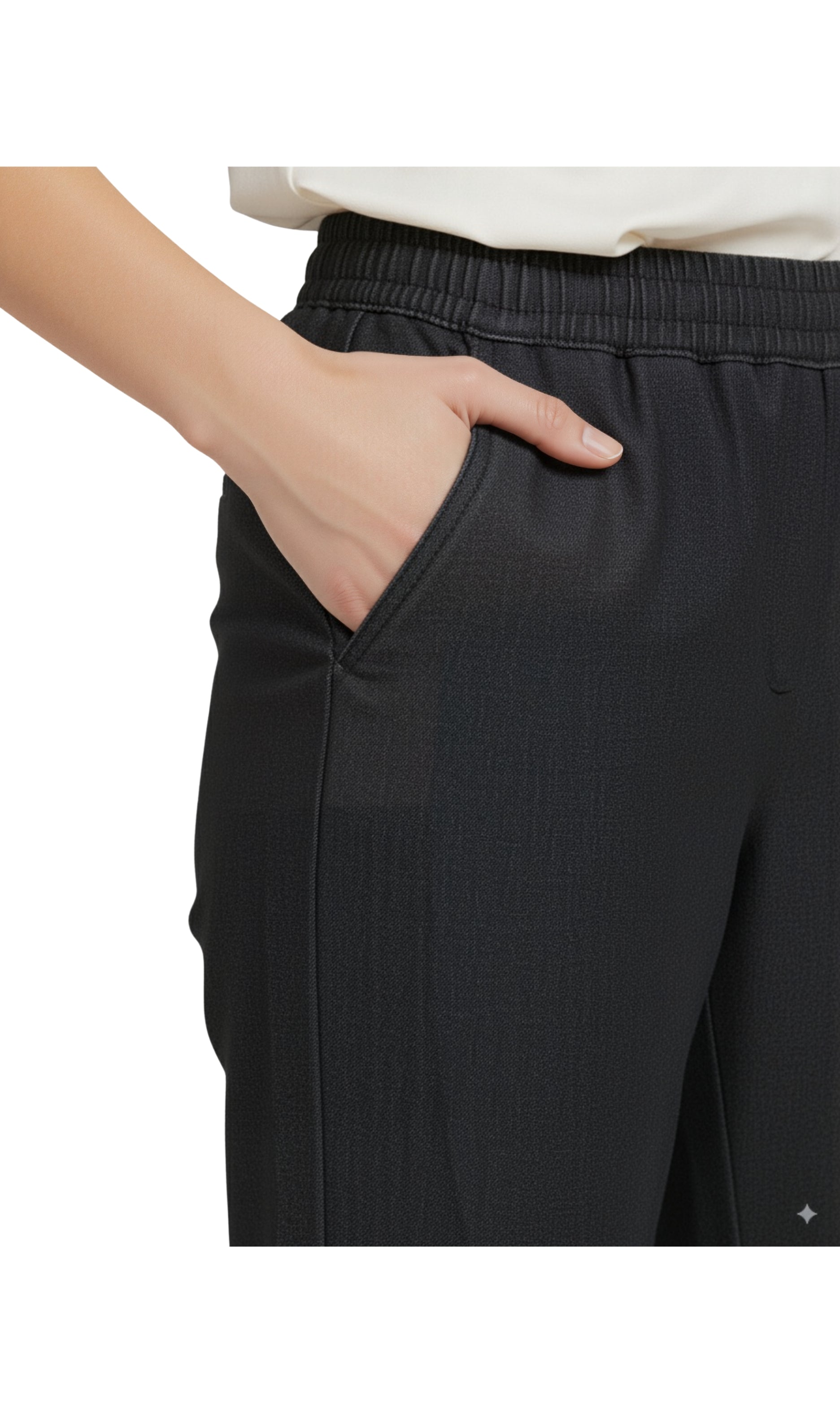 Women's Easy Pull on Bermuda Shorts in Denim and Twill 31