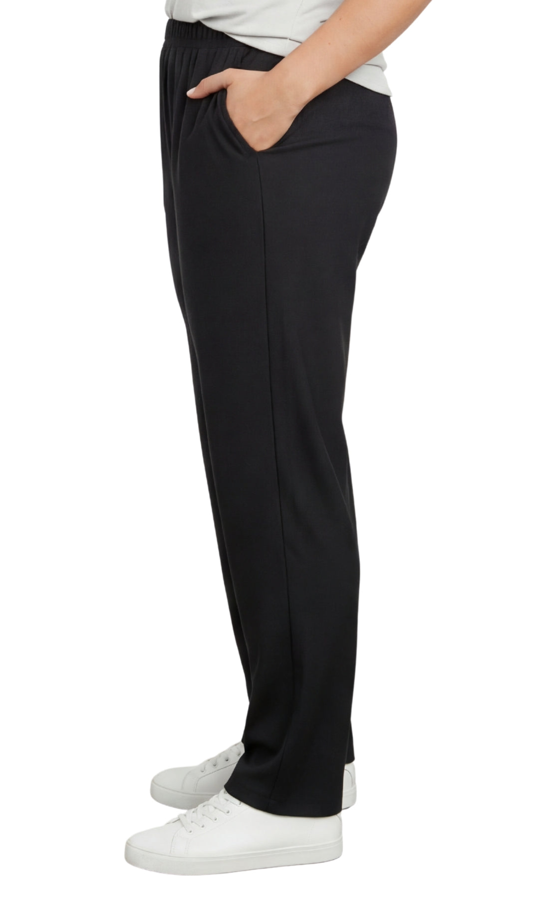 Women's Lightweight Pull-On Denim Jeans with Elastic Waist 17