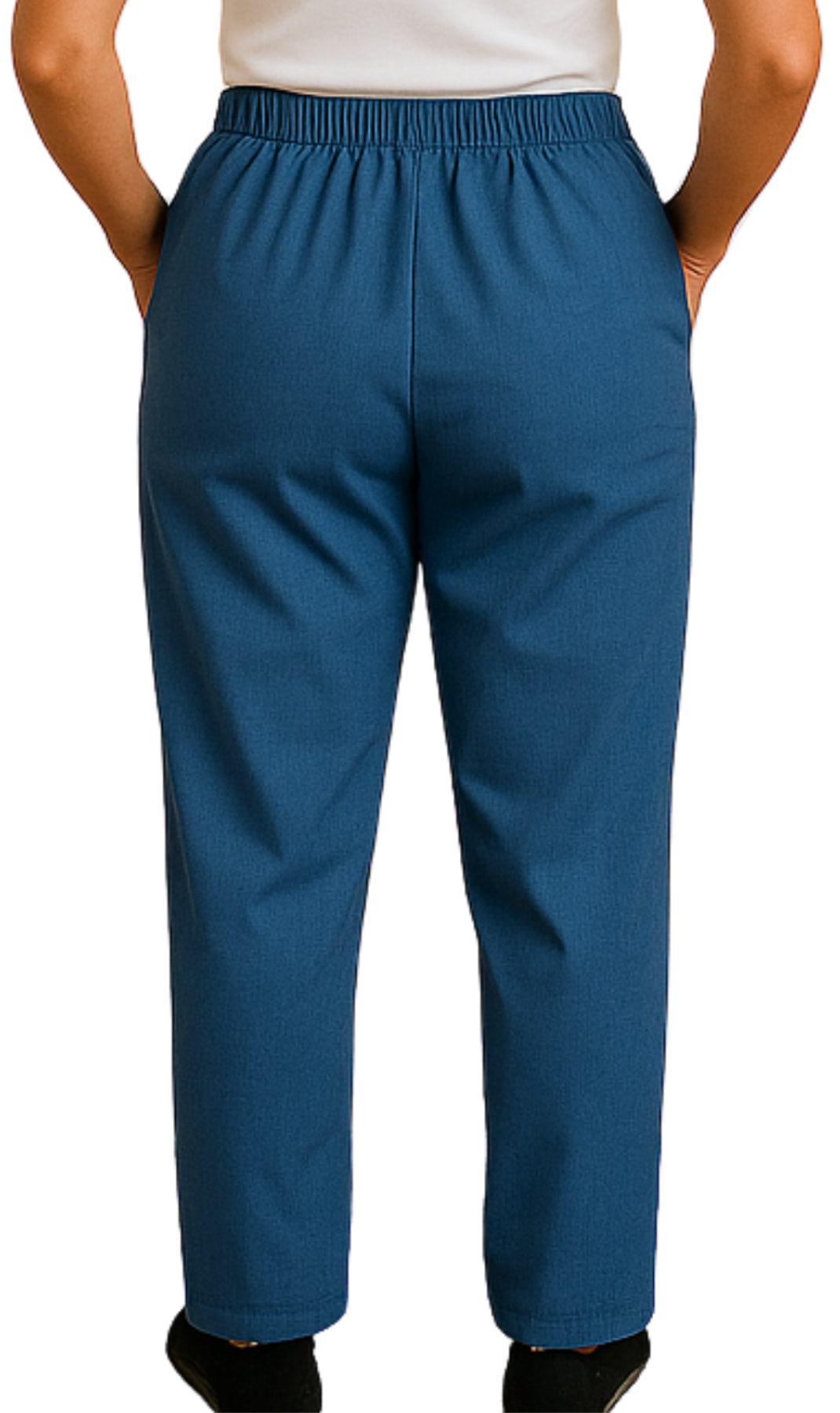 Women's Lightweight Pull-On Denim Jeans with Elastic Waist 28