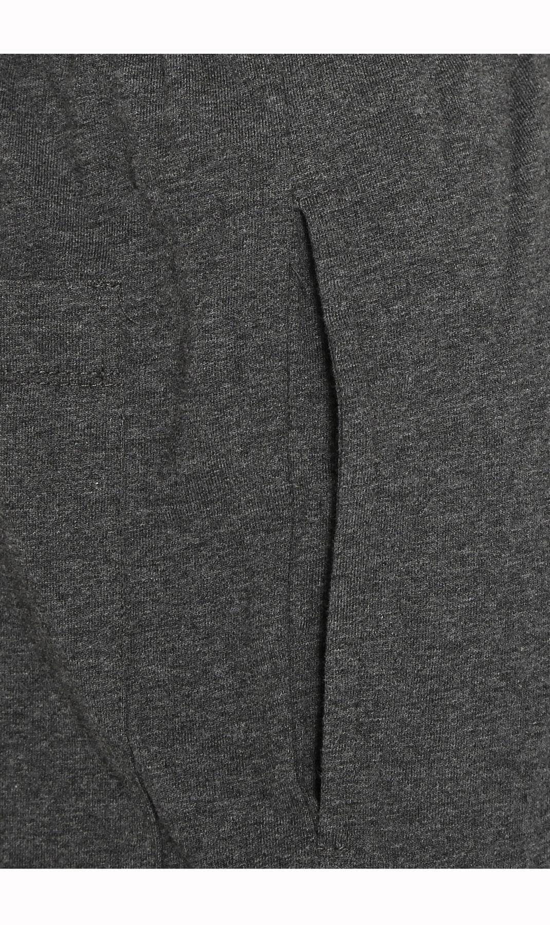 Men's Knit Pants - Pull On Elastic Waist for Effortless Dressing and Relaxed Comfort - CHARCOAL - Pocket -TURTLE BAY APPAREL