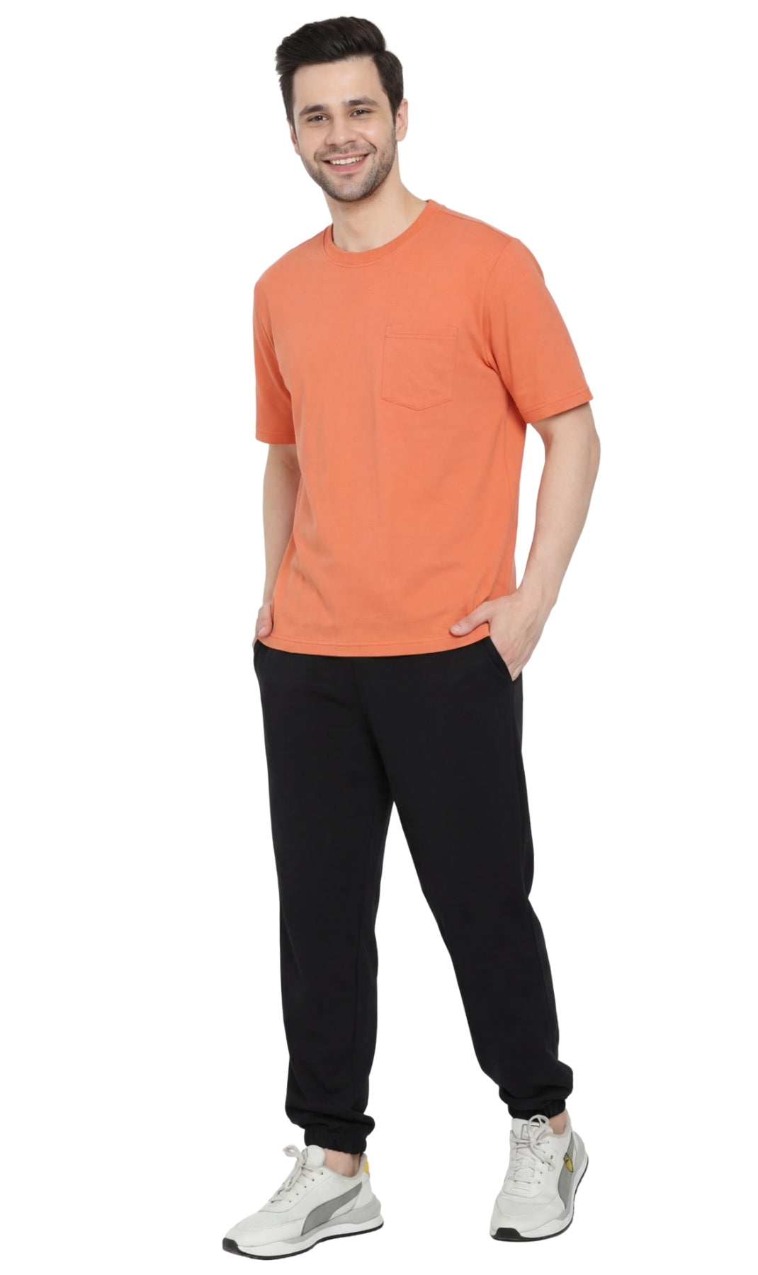 Men's Heavyweight Short Sleeve Crew Neck with Pocket T-Shirt 24