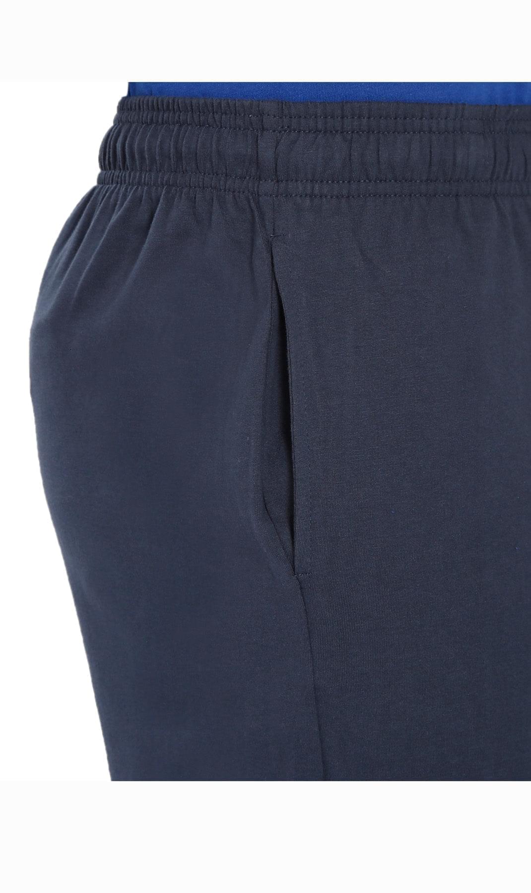 Mens Knit Shorts - Navy - Pocket - TURTLE BAY APPAREL