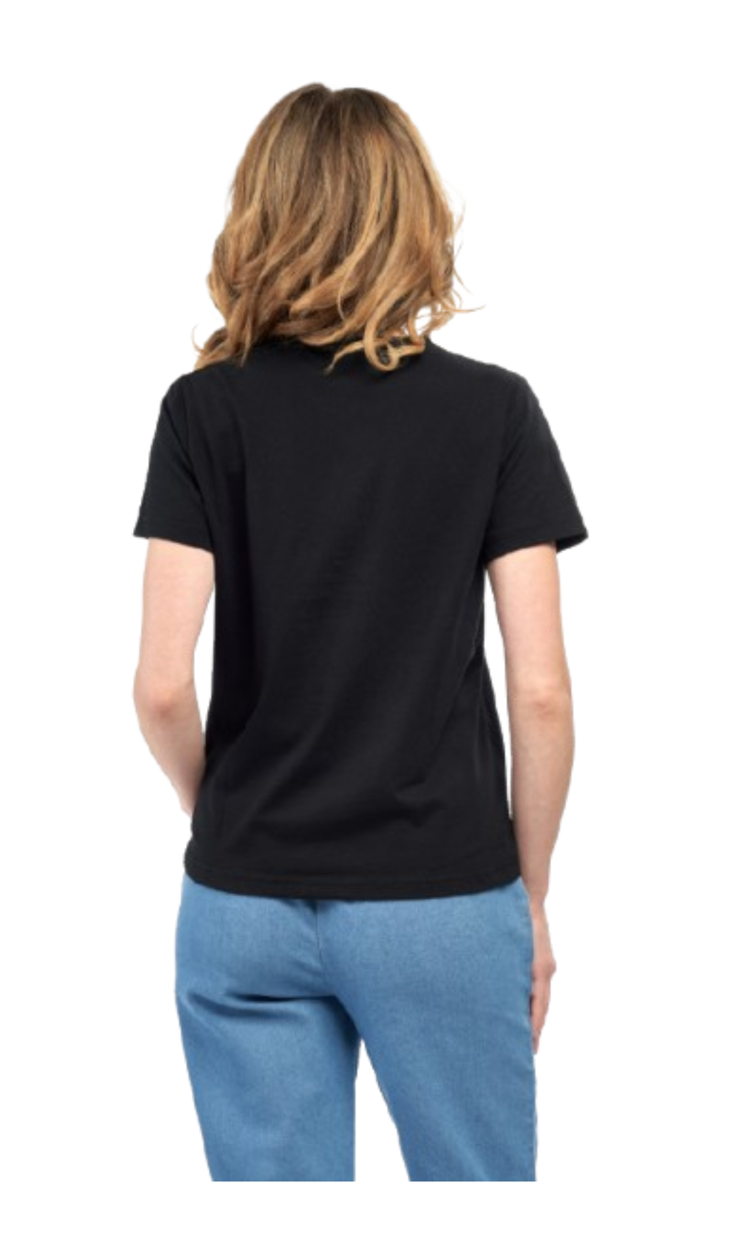 Turtle Bay Apparel Women's Relaxed Fit Short-Sleeve Crew neck knit Tee Shirt