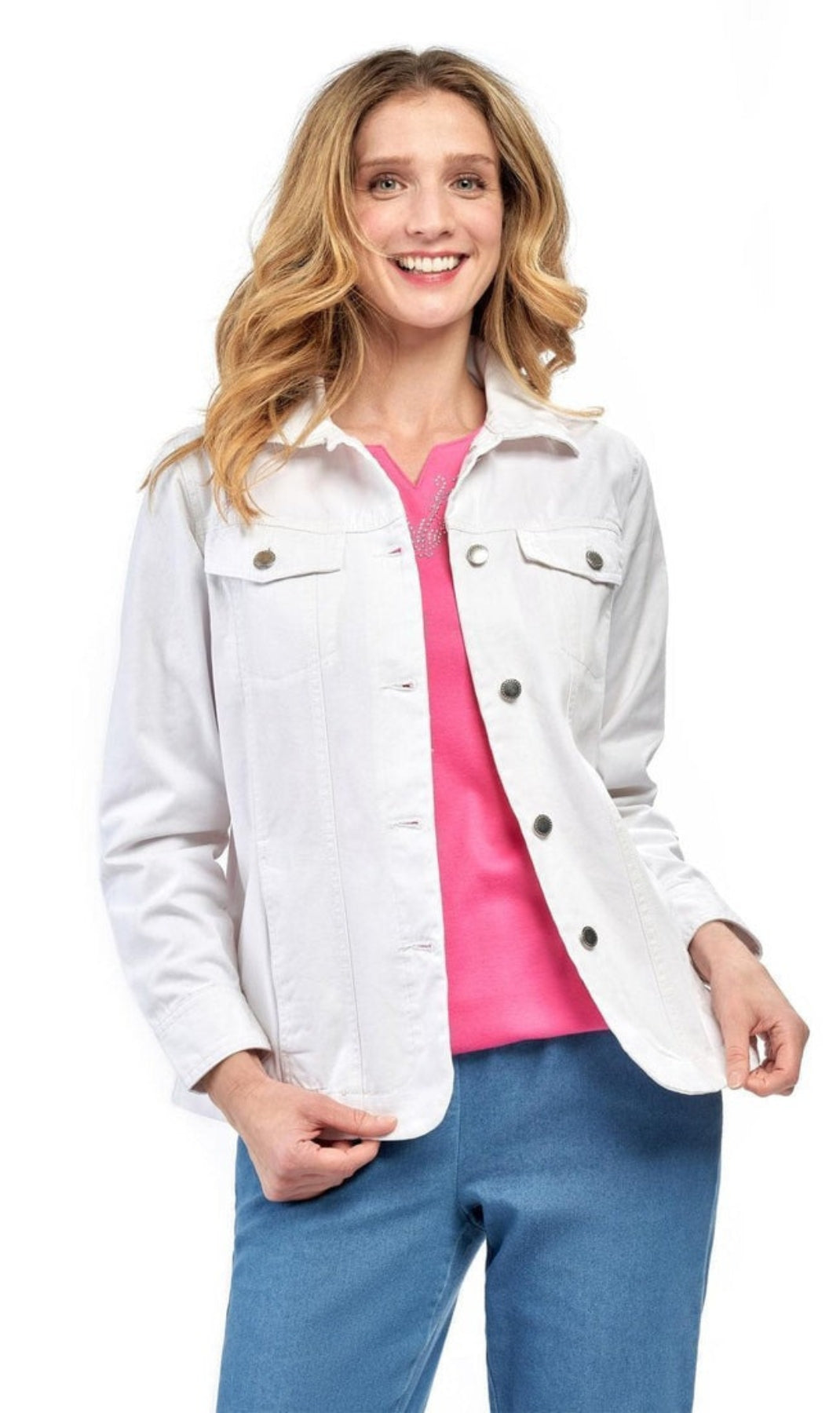 Women's Button Front Brushed Twill Jacket 5
